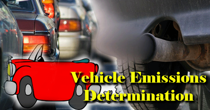 Vehicle Emissions  Determination